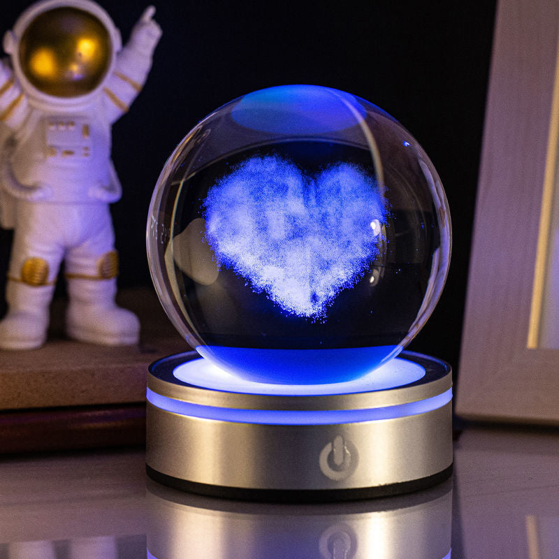 3D Luminous Crystal Ball